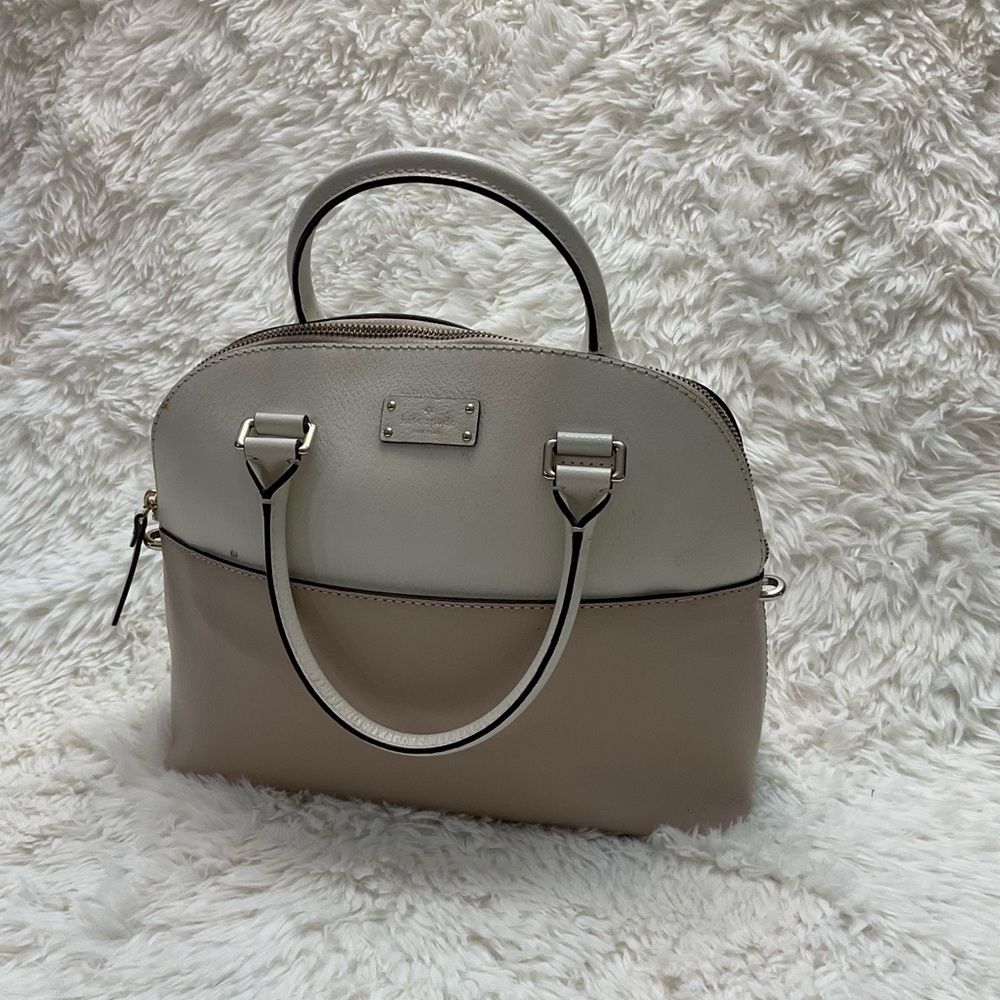Kate Spate Beige and cream Satchels Bag in good condition - Picture 4 of 15